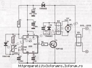 regulator de turatie - doua scheme simple si practice - ELECTRONICA DE LA A la Z !