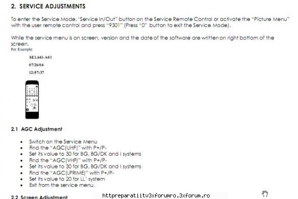 service menu - paun_nl - ELECTRONICA DE LA A la Z !